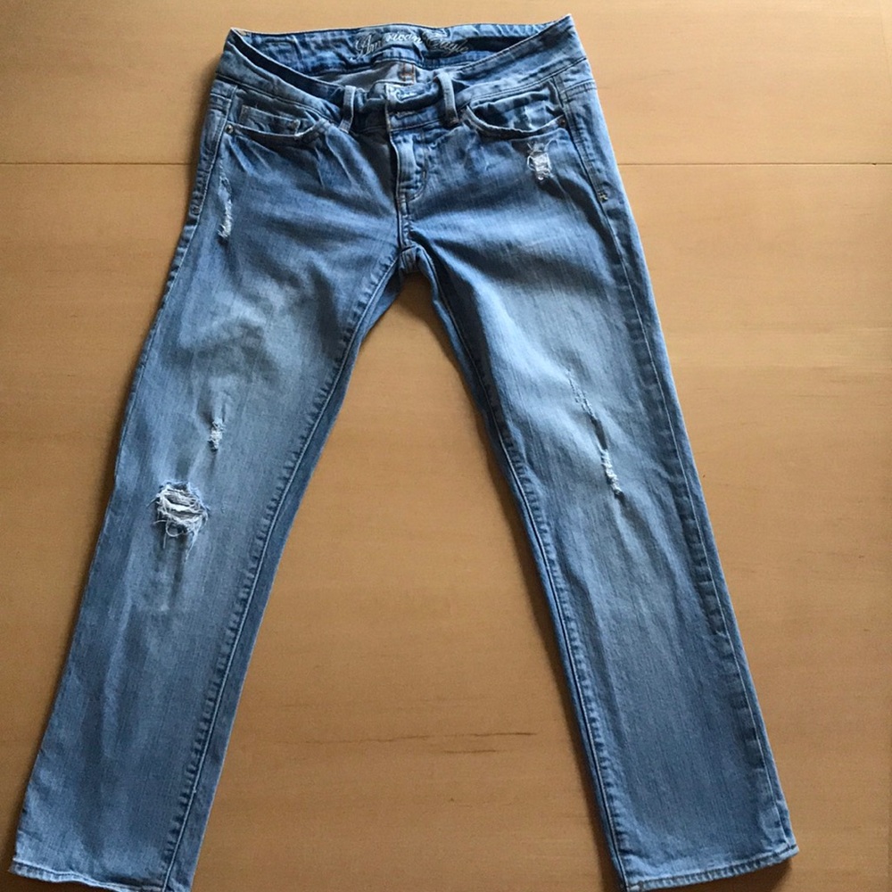 American eagle cropped skinny jeans